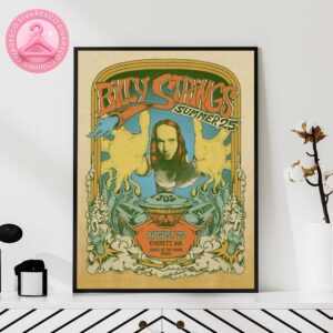 Billy Strings Live Show At Angel Of The Winds Arena In Everett WA ON August 22 2025 Home Decor Poster Canvas