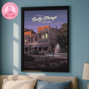 Billy Strings Night 1 Live Show Music At Van Andel Arena In Grand Rapids MI On May 30 2025 Home Decor Poster Canvas