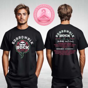 Boardwalk Rock Rose Lineup Tee Two Sides Unisex T-Shirt