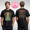 Boardwalk Rock Rose Lineup Tee Two Sides Unisex T-Shirt
