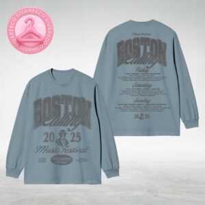 Boston Calling Festival 2025 Boston Stone All Over Print Longsleeve