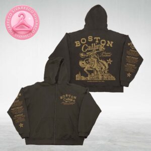 Boston Calling Festival 2025 Bronco All Over Print Zip Hoodie