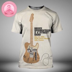Bruce Springsteen Tour 2025 Show At The Stade Pierre Mauroy In Lille France On May 27th 2025 All Over Print Shirt