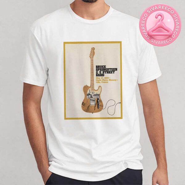 Bruce Springsteen Tour 2025 Show At The Stade Pierre Mauroy In Lille France On May 27th 2025 Unisex T-Shirt
