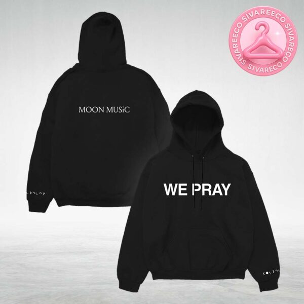 Coldplay We Pray Moon Music All Over Print Hoodie