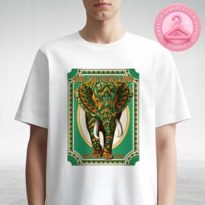 Dave Matthews Band Summer Tour 2025 Psychedelic Elephant Unisex T-Shirt