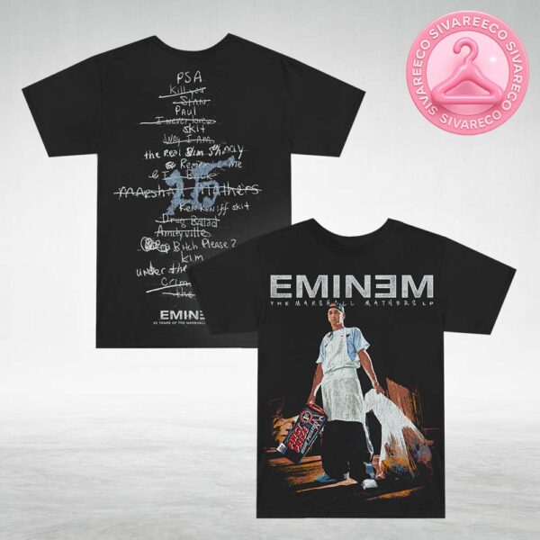 Eminem Marshall Mathers LP 25th Anniversary Tracklist All Over Print Shirt
