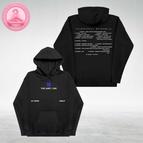 Eminem Marshall Mathers LP 25th Anniversary Two Sides Unisex Hoodie