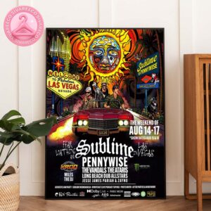 Fear-Loathing And Sublime Las Vegas Music Festival 2025 Home Decor Poster Canvas