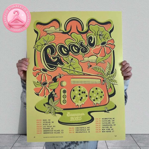 Goose Summer Tour 2025 List Dates And Locations Home Decor Poster Canvas