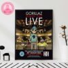 Gorillaz Debut Album Perfomed In Full Live On August 29th 2025 At Copper Box Arena In London UK Home Decor Poster Canvas