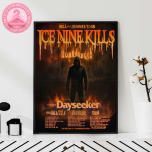 Ice Nine Kills Hell Of A Summer Tour Tour Dates And Locations Home Decor Poster Canvas