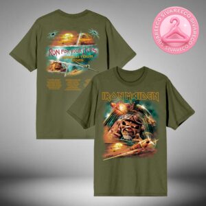 Iron Maiden Aces High 2025 Tour Tee Two Sides Unisex T-Shirt