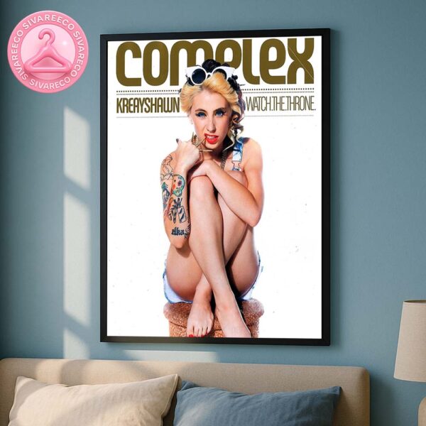 Kreayshawn On The Complexinprint October And November 2011 Magazine Home Decor Poster Canvas