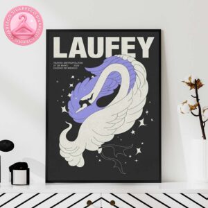 Laufey Show Concert At Teatro Metropolitan In Ciudad De Mẽico On May 27th 2025 Home Decor Poster Canvas