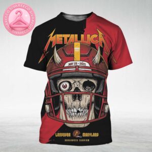 Metallica M72 Landover Pop-Up Poster For Northwest Stadium In Maryland MD On May 28th 2025 M72 World Tour All Over Print Shirt