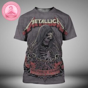 Metallica M72 Landover Venue Poster For Northwest Stadium In Maryland MD On May 28 2025 M72 Met On Tour All Over Print Shirt