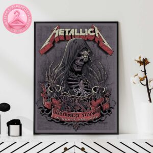 Metallica M72 Landover Venue Poster For Northwest Stadium In Maryland MD On May 28 2025 M72 Met On Tour Home Decor Poster Canvas