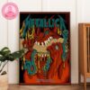 Metallica M72 Philly Full Show Combined Poster In Philadelphia Pennsylvania At Lincoln Financial Field On May 23th And  25th 2025 M72 North America Tour Home Decor Poster Canvas