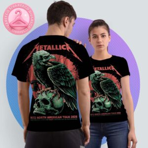 Metallica M72 Philly Pop-Up Shop Poster For Philadelphia At Lincoln Financial Field In Pennsylvania On May 23 25 2025 Art By Brandon Heart North America Tour All Over Print Shirt