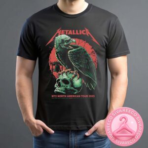 Metallica M72 Philly Pop-Up Shop Poster For Philadelphia At Lincoln Financial Field In Pennsylvania On May 23 25 2025 Art By Brandon Heart North America Tour Unisex T-Shirt