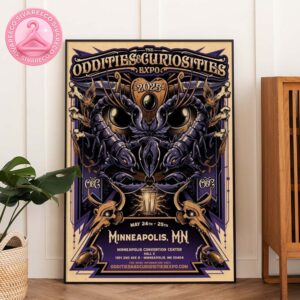 Oddities And Curiosities Expo Minneapolis 2025 On May 24-25 2025 Minneapolis Convention Center MN Home Decor Poster Canvas