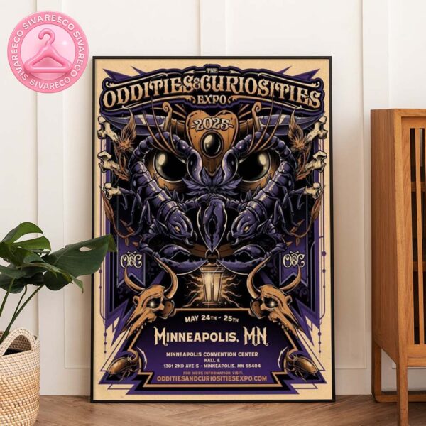 Oddities And Curiosities Expo Minneapolis 2025 On May 24-25 2025 Minneapolis Convention Center MN Home Decor Poster Canvas