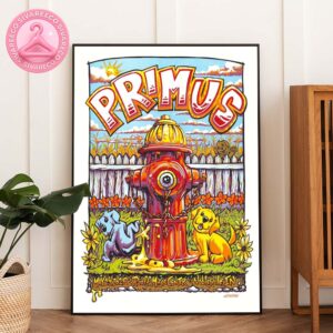 Primus Show Music Sessanta V 2.0 At The Ruoff Music Center In Noblesville In On May 24th 2025 Home Decor Poster Canvas