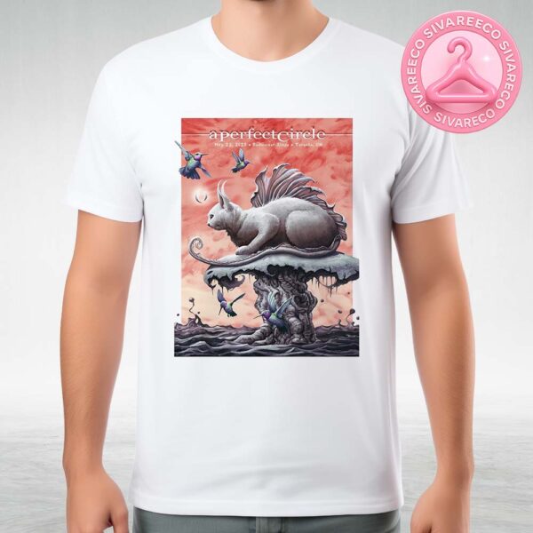 Sessanta V 2.0 A Perfect Circle Live Show Music Poster For The Budweiser Stage In Toronto ON On May 22 2025 Unisex T-Shirt