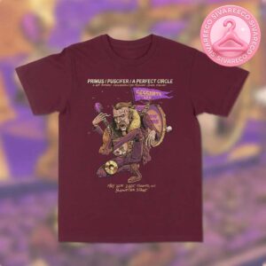 Sessanta V 2.0 Primus-Puscifer And A Perfect Circle 61st Birthday Maynard James Keenan Merch Tee For Budweiser Stage In Toronto ON On May 22nd 2025 Unisex T-Shirt