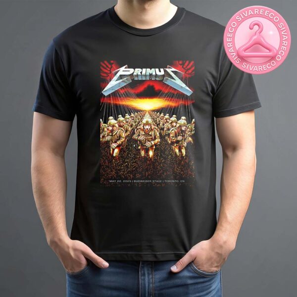 Sessanta V 2.0 Primus Show Festival Poster For The Budweiser Stage In Toronto ON On May 22th 2025 Unisex T-Shirt