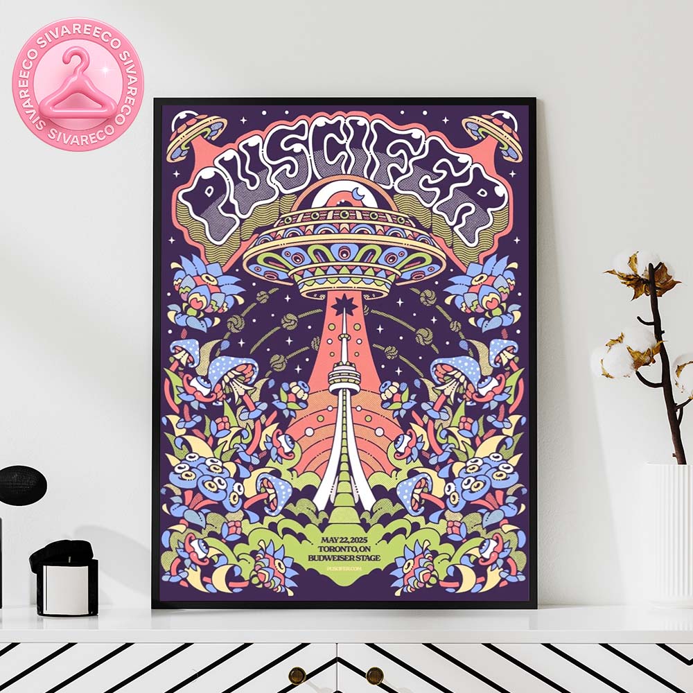 Sessanta V 2.0 Puscifer Tonight Show At Budweiser Stage In Toronto ON On May 22th 2025 Home Decor Poster Canvas