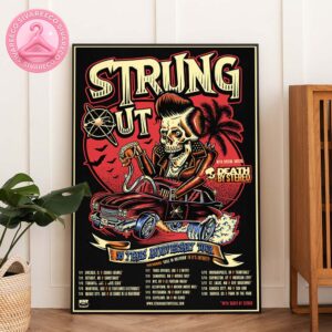 Strung Out 35 Year Anniversary Tour Dates And Location 2025 Home Decor Poster Canvas