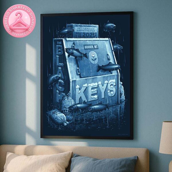 The Black Keys Live Show Music Concert For Kettlehouse Amphitheater In Bonner MT On May 29 2025 In Bonner MT Home Decor Poster Canvas