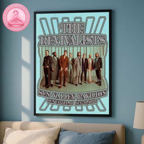 The Revivalist Live Show Music At Sun Valley Pavilion In Sun Valley ID On August 31th 2025 Home Decor Poster Canvas