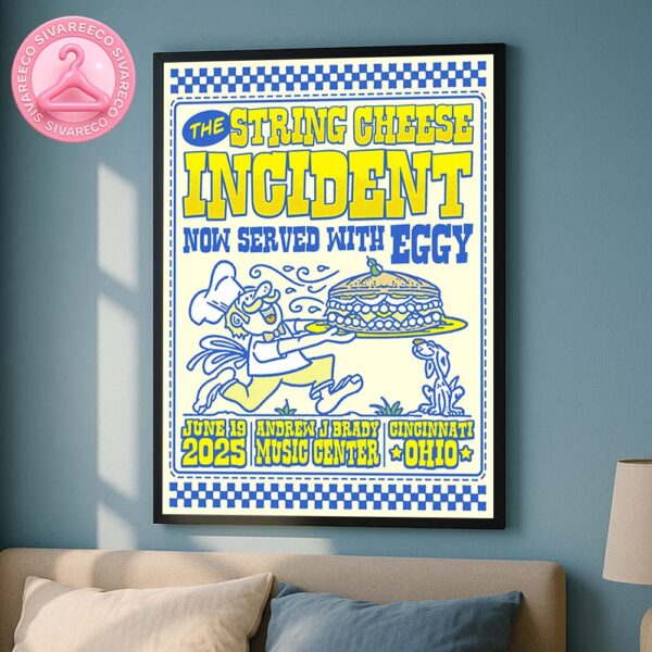 The String Cheese Incident At The Andrew J Brady Music Center On June 19th 2025 Home Decor Poster Canvas