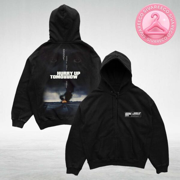 The Weeknd Hurry Up Tomorrow Red Terror All Over Print Zip Hoodie