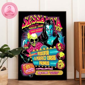 Tonight’s Sessanta V 2.0 Performance At The Ruoff Music Center In Noblesville In On May 24th 2025 Home Decor Poster Canvas