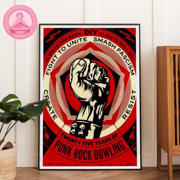 Twenty Five Years Of Punk Rock Bowling And Music Fest On May 24-26 2025 In Las Vegas Shows Home Decor Poster Canvas