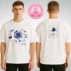Ado World Tour 2025 Fashionable Hibana Anime Girl Front And Full Tour Schedule Two Sides Unisex T-Shirt