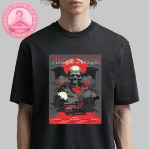 Avenged Sevenfold Europe Tour 2025 Poster Official Concert Dates And Artwork Unisex T-Shirt
