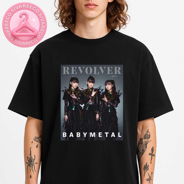 BABYMETAL Revolver Magazine Cover Summer 2025 – Holographic Armor Theme Unisex T-Shirt