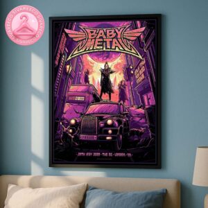 Babymetal UK And Europe Arena Tour 2025 At The O2 Arena In London UK On May 30 2025 Home Decor Poster Canvas