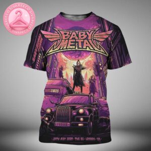 Babymetal UK And Europe Arena Tour 2025 At The O2 Arena In London UK On May 30 2025 All Over Print Shirt