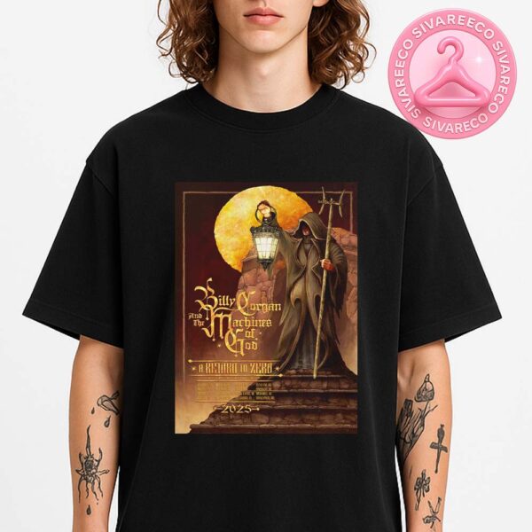 Billy Corgan and The Machines of God A Return To Zero 2025 Tour Poster Unisex T-Shirt