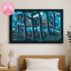 Metallica M72 Santa Clara Night 1 Venue Poster In Santa Clara California At Levi’s Stadium On June 20 2025 Skull Candle Artwork Home Decor Poster Canvas