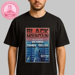 Black Mountain Canada 2025 Tour On July 11-14 2025 Dates Unisex T-Shirt