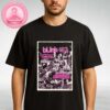 Avril Lavigne Live Show Poster At Hollywood FL On June 21 2025 Featuring Cartoon Girl With Black Balloons Artwork Unisex T-Shirt