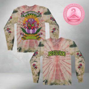 Bonaroo Shroom Stage All Over Print Tie Dye Longsleeve Tee