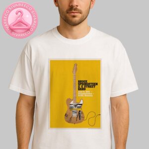 Bruce Springsteen And E Street Band Music Show Poster For Berlin Germany At Olympiastadion On June 11 2025 Unisex T-Shirt